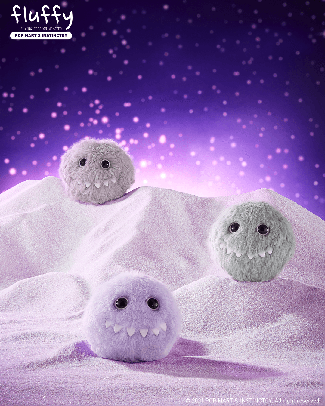 POP MART Instinctoy Fluffy Plush Pendant