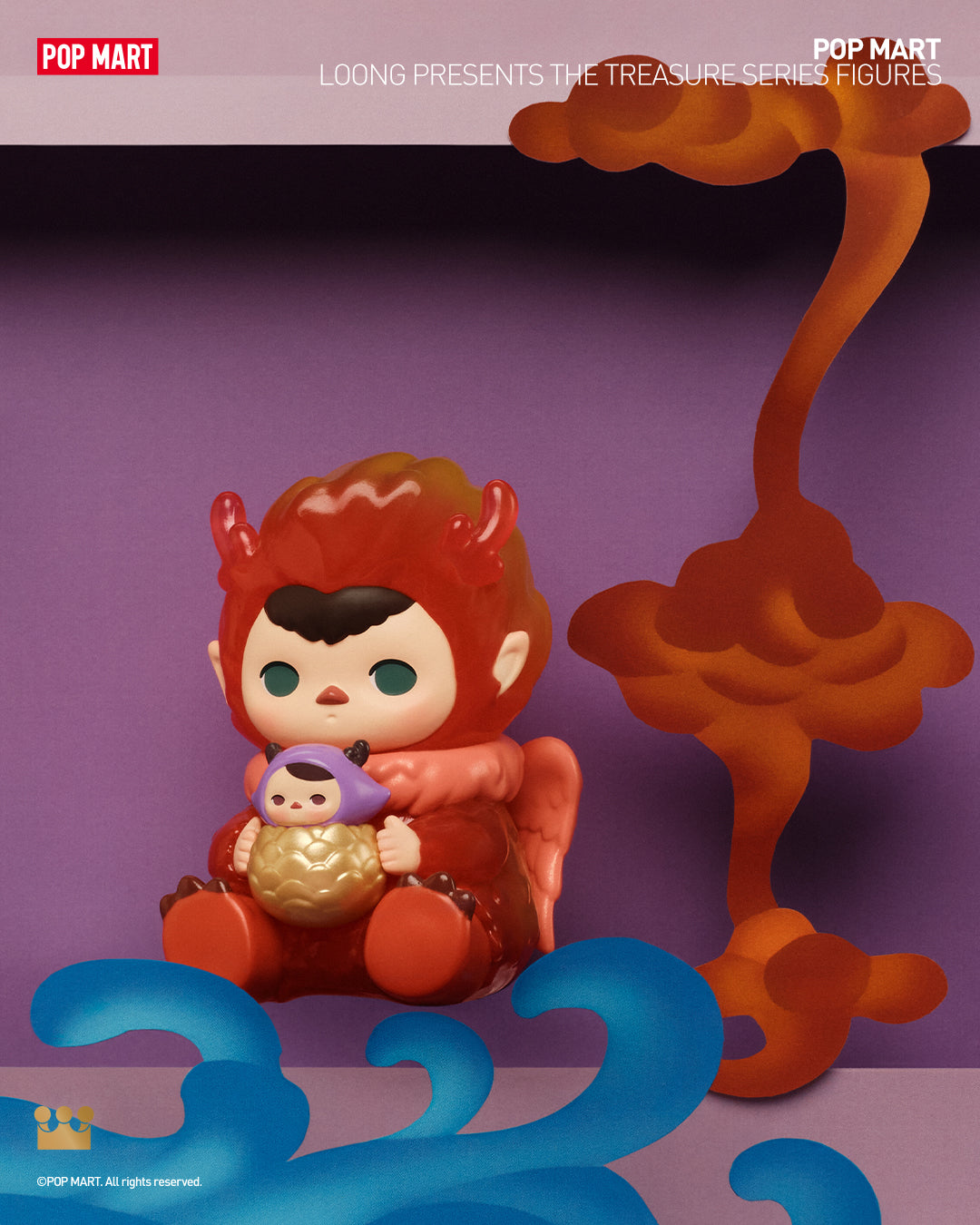 POP MART Loong Presents the Treasure Series Figures