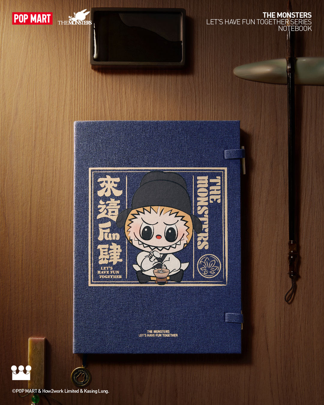 POP MART THE MONSTERS Let's Have Fun Together Series-Notebook