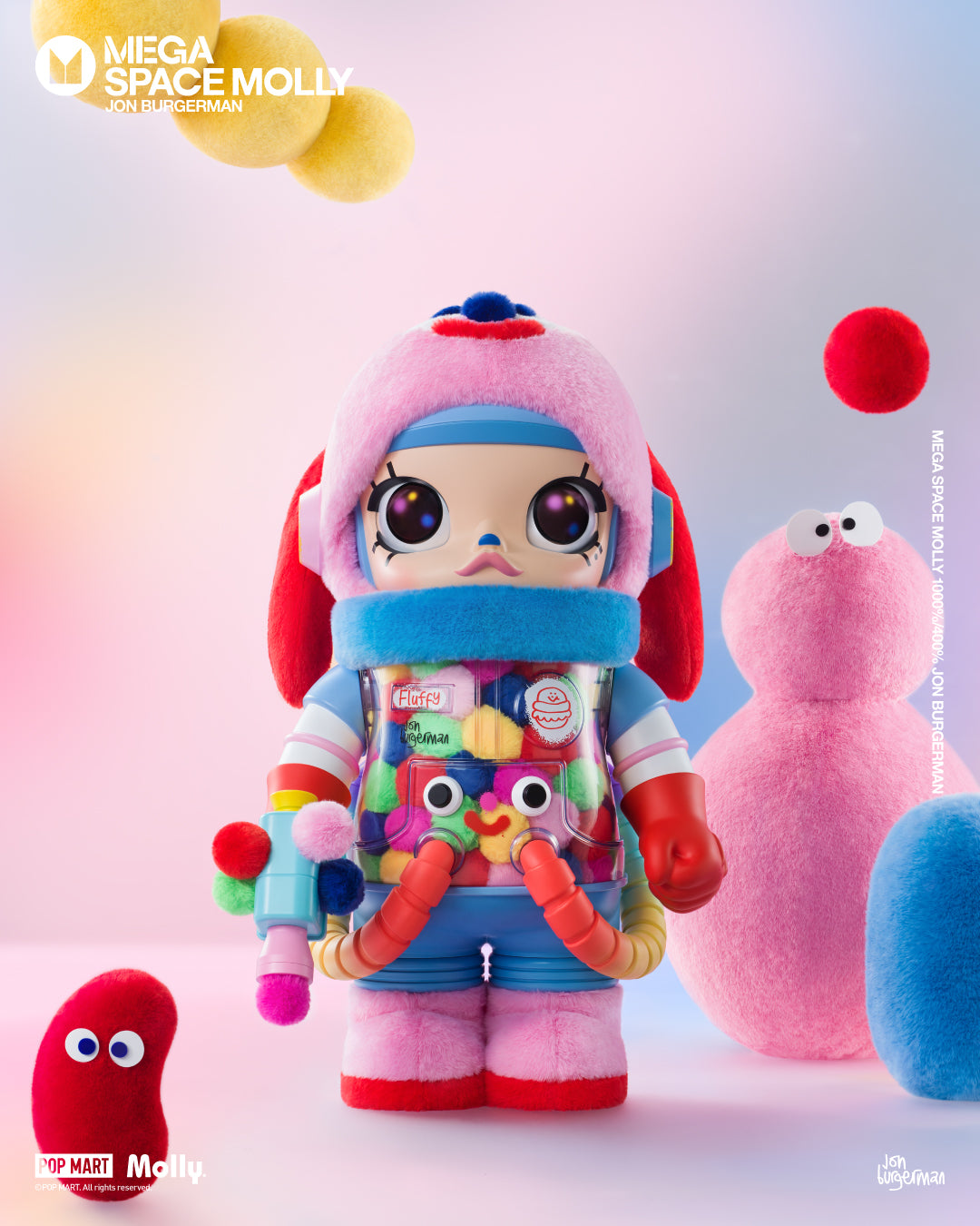 POP MART MEGA SPACE MOLLY 1000% Jon Burgerman