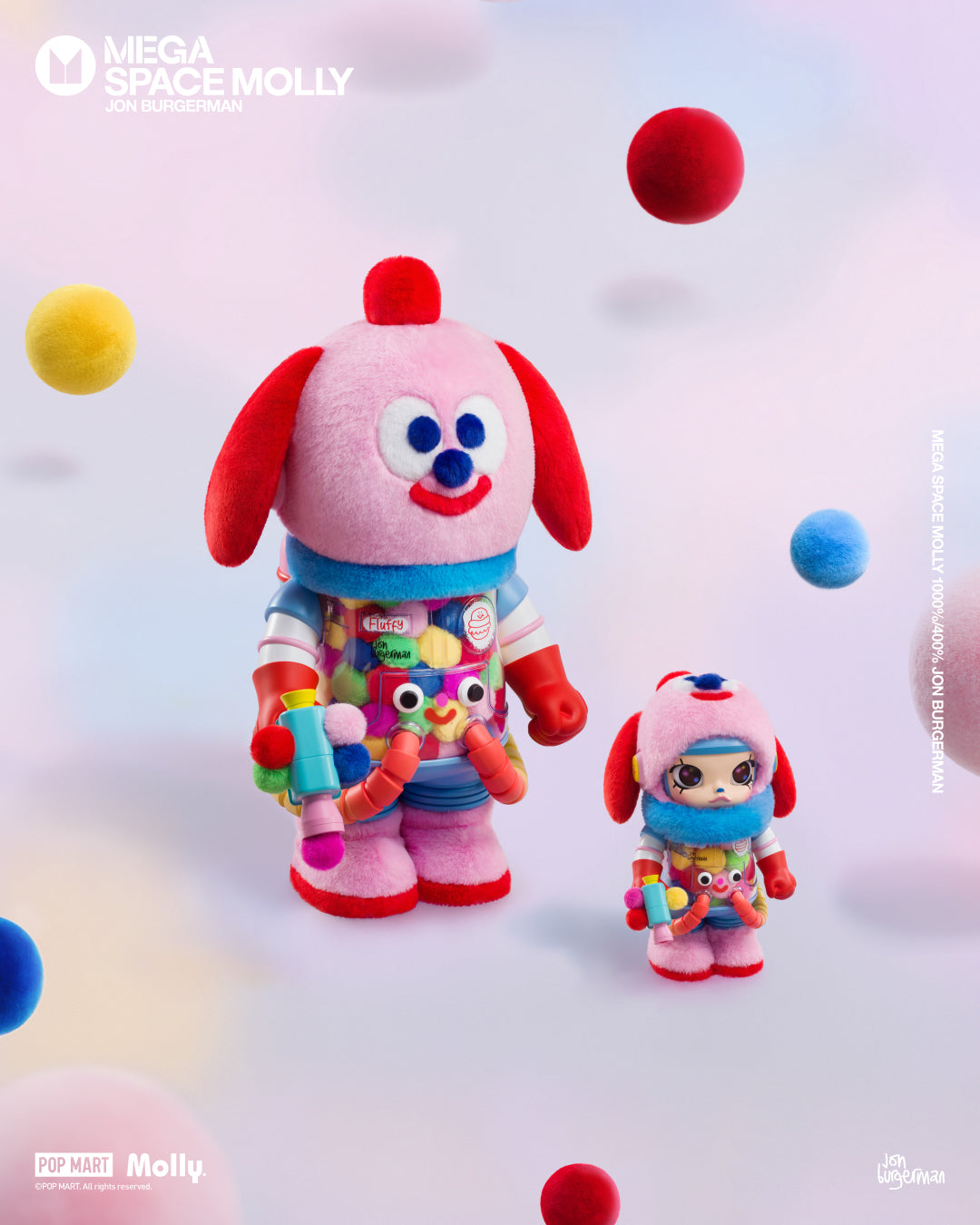 POP MART MEGA SPACE MOLLY 1000% Jon Burgerman