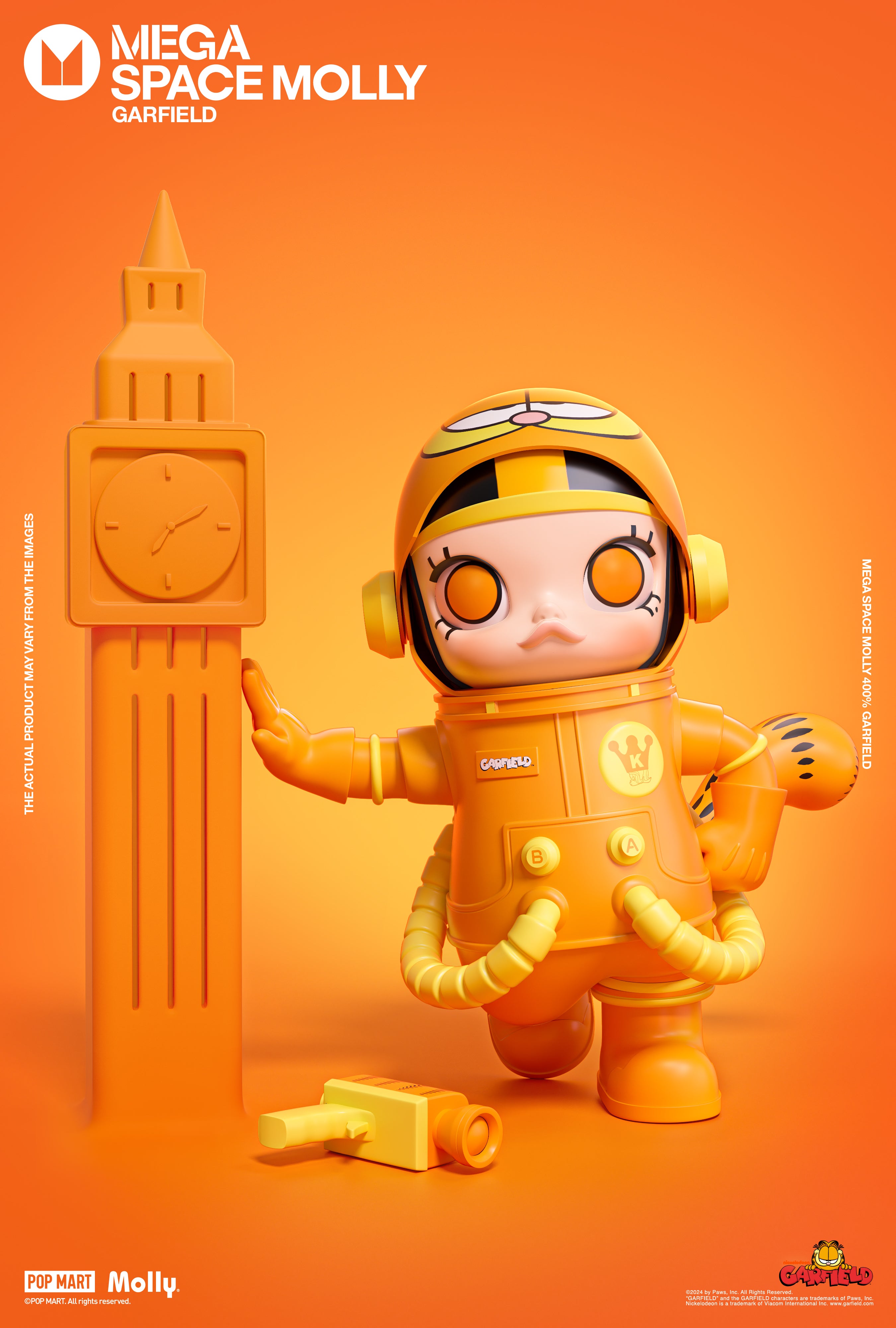 POP MART MEGA SPACE MOLLY 400% Garfield