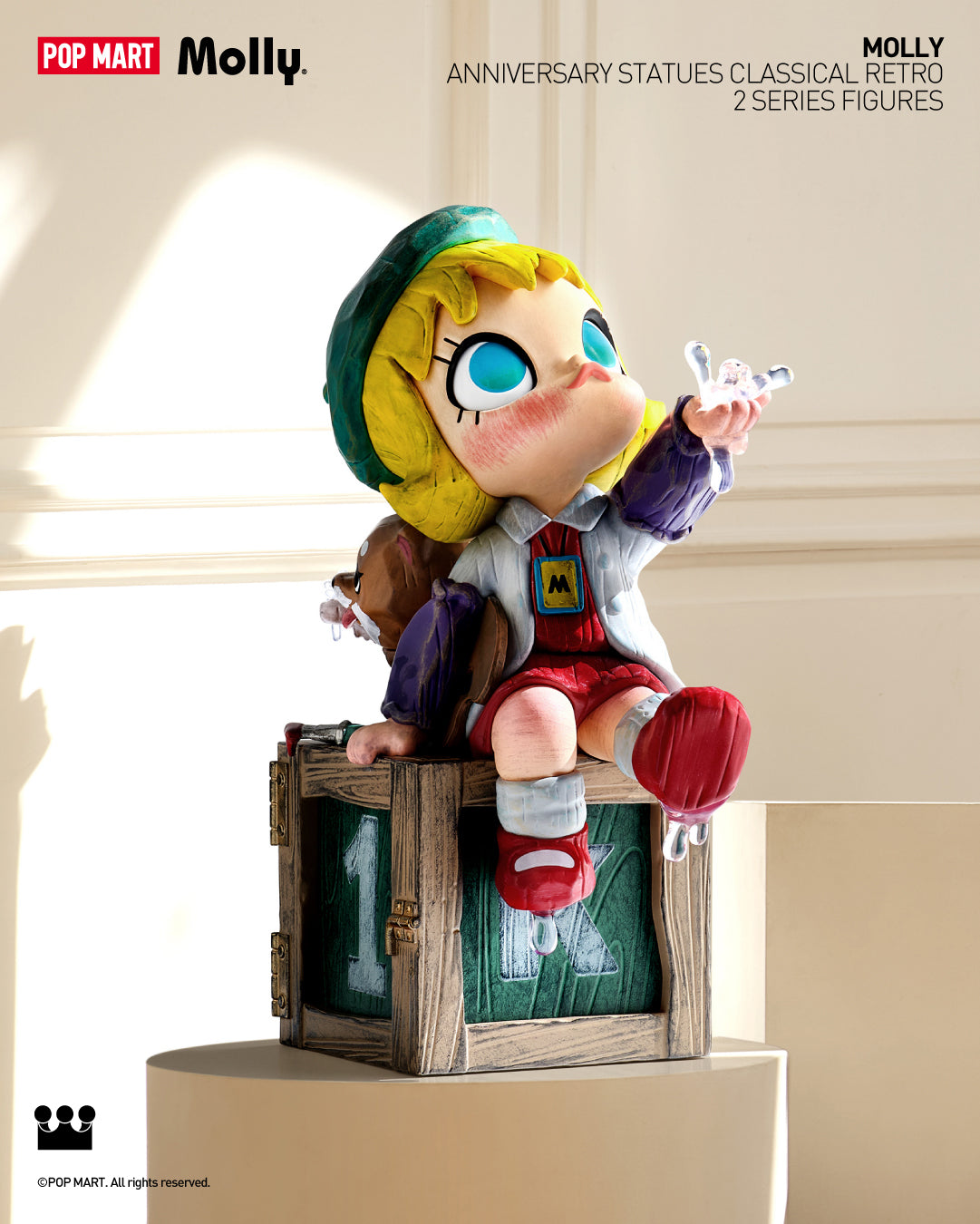 POP MART MOLLY Anniversary Statues Classical Retro 2 Series Figures