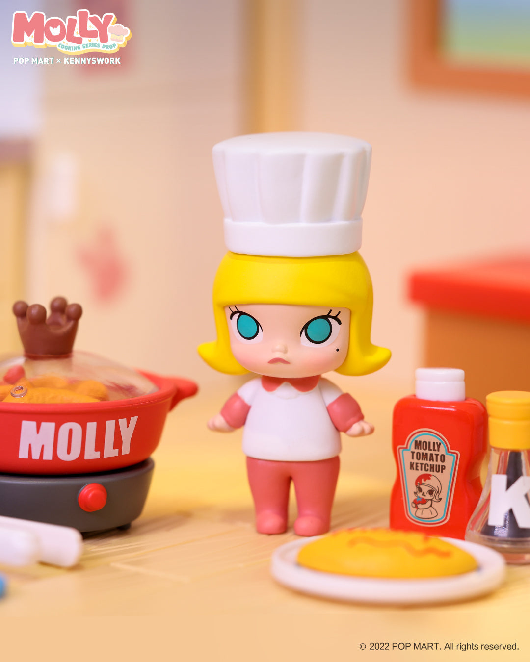 POP MART Molly Cooking Series Prop