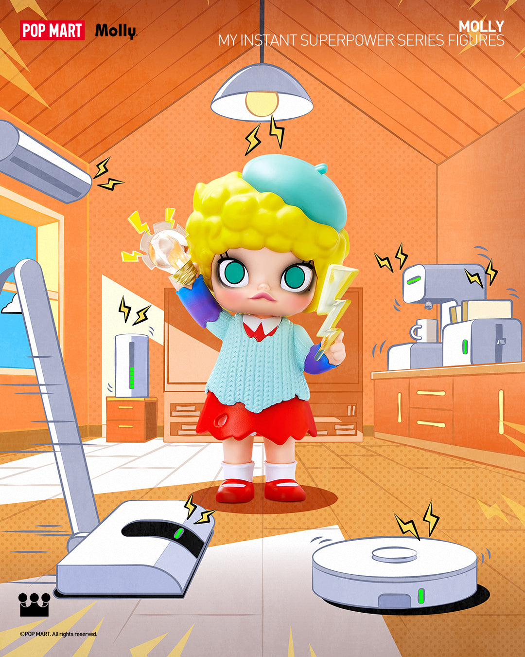 POP MART MOLLY My Instant Superpower Series Figures