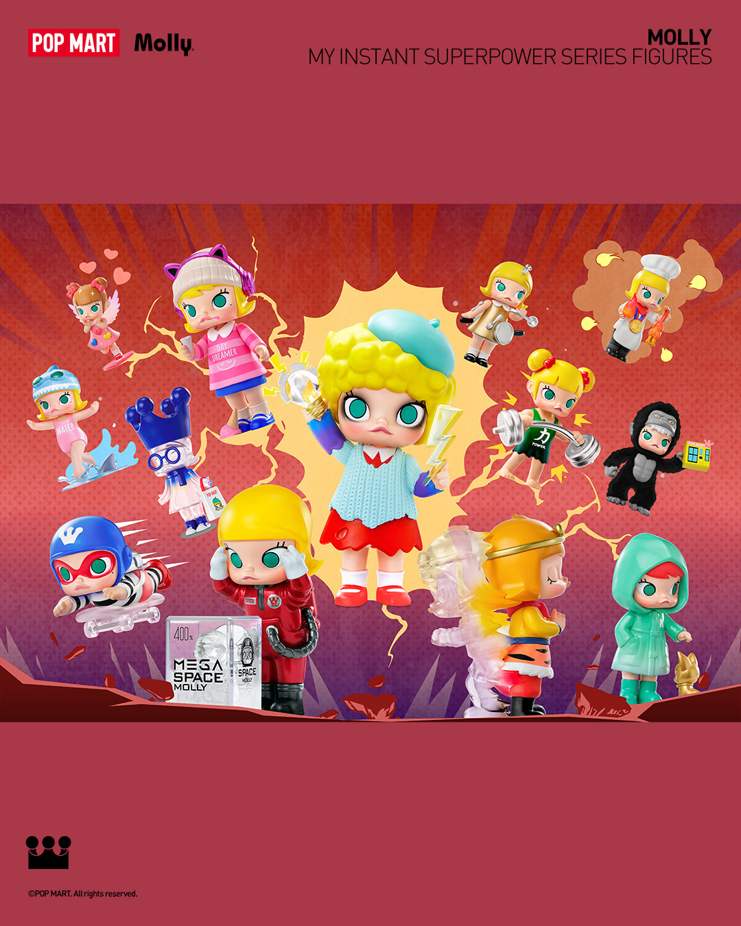 POP MART MOLLY My Instant Superpower Series Figures