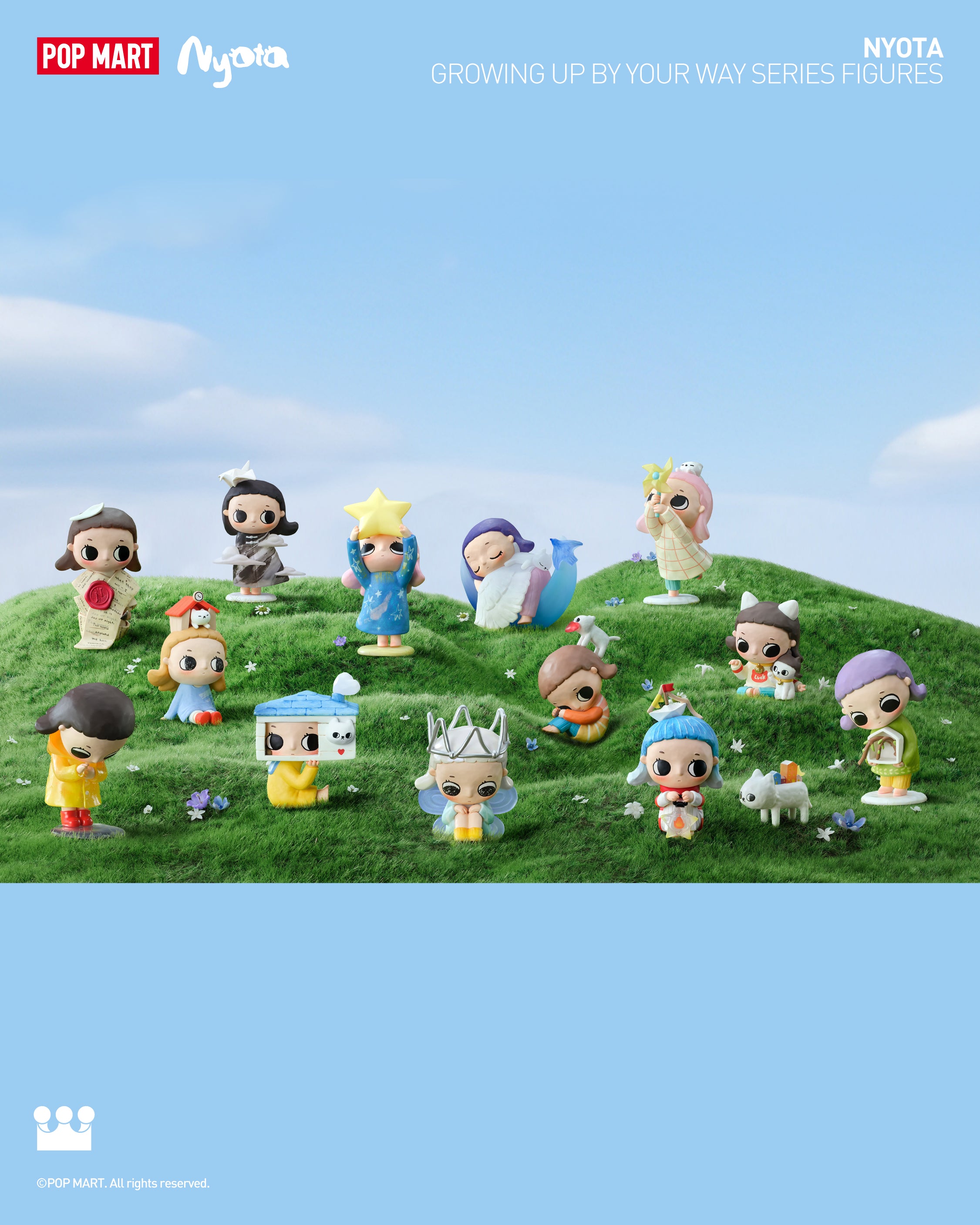 POP MART Nyota Growing up by Your Way Series Figures