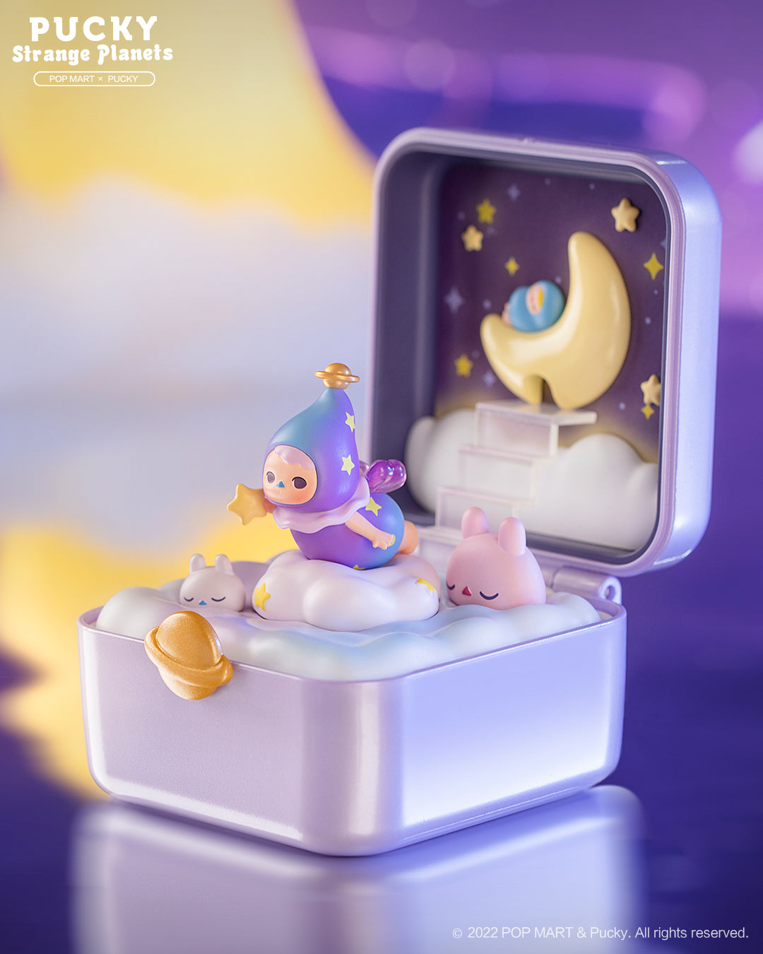 POP MART Pucky Strange Stars Series Scene Set