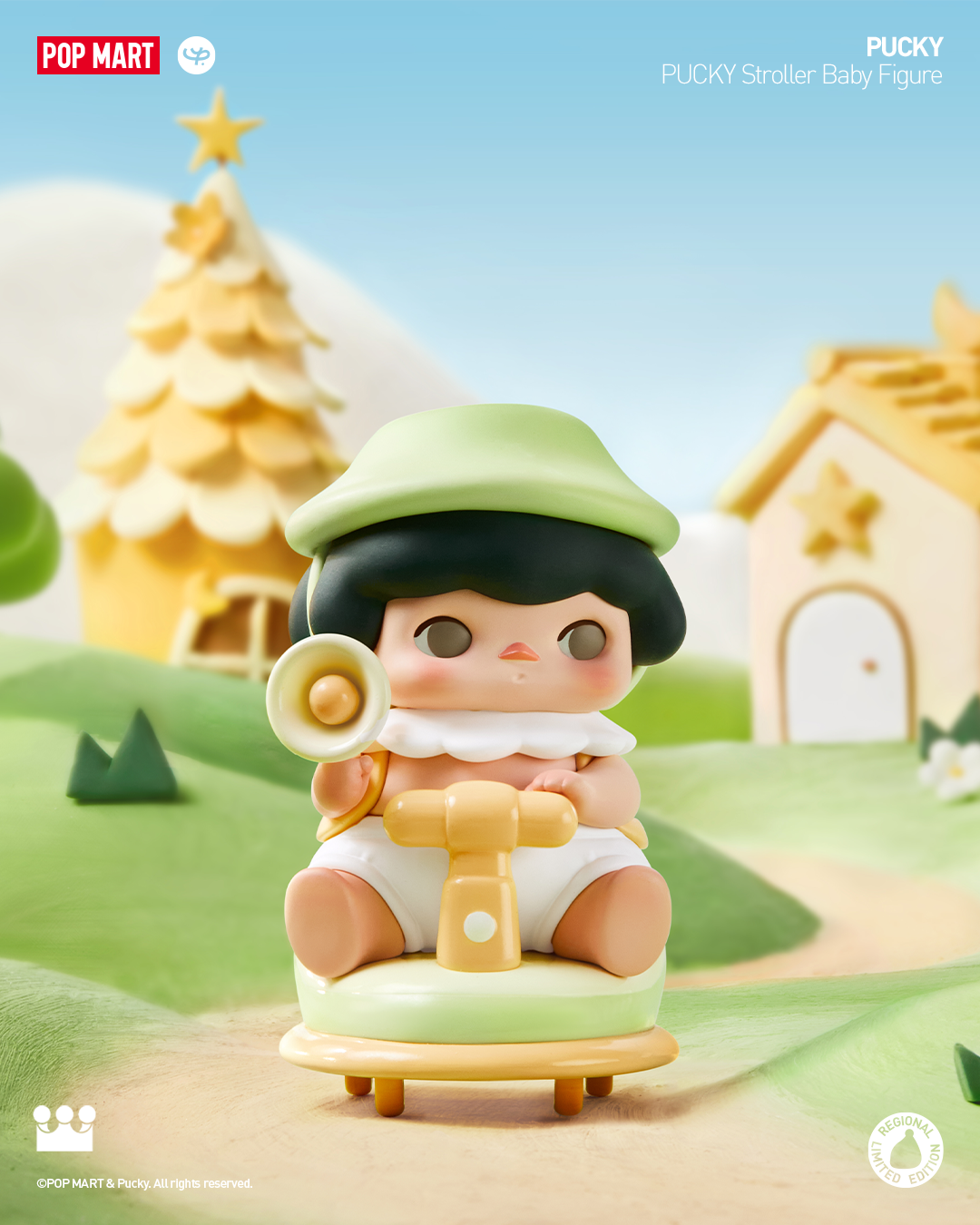 POP MART PUCKY Stroller Baby Figure