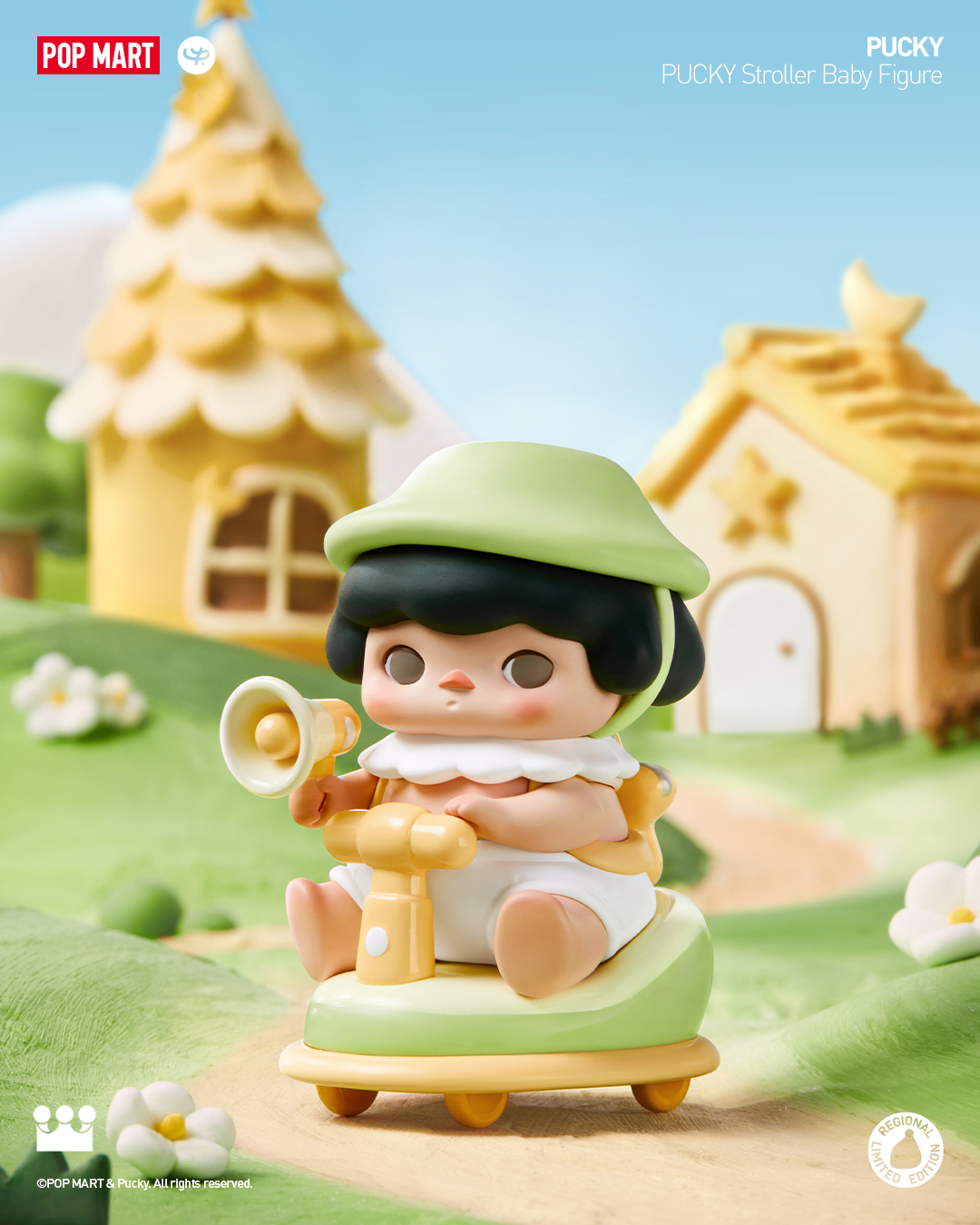 POP MART PUCKY Stroller Baby Figure