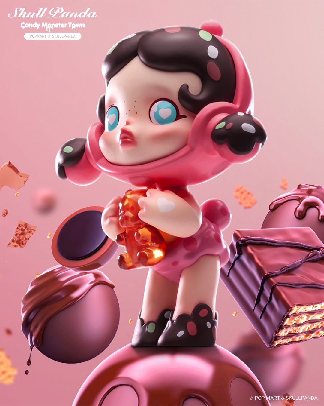 POP MART Skullpanda Candy Monster Town Series