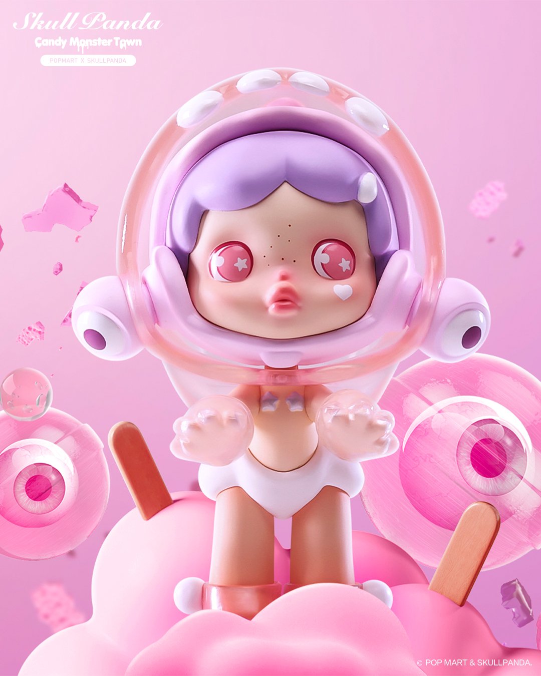 POP MART Skullpanda Candy Monster Town Series