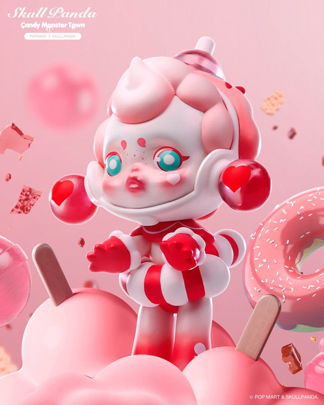 POP MART Skullpanda Candy Monster Town Series