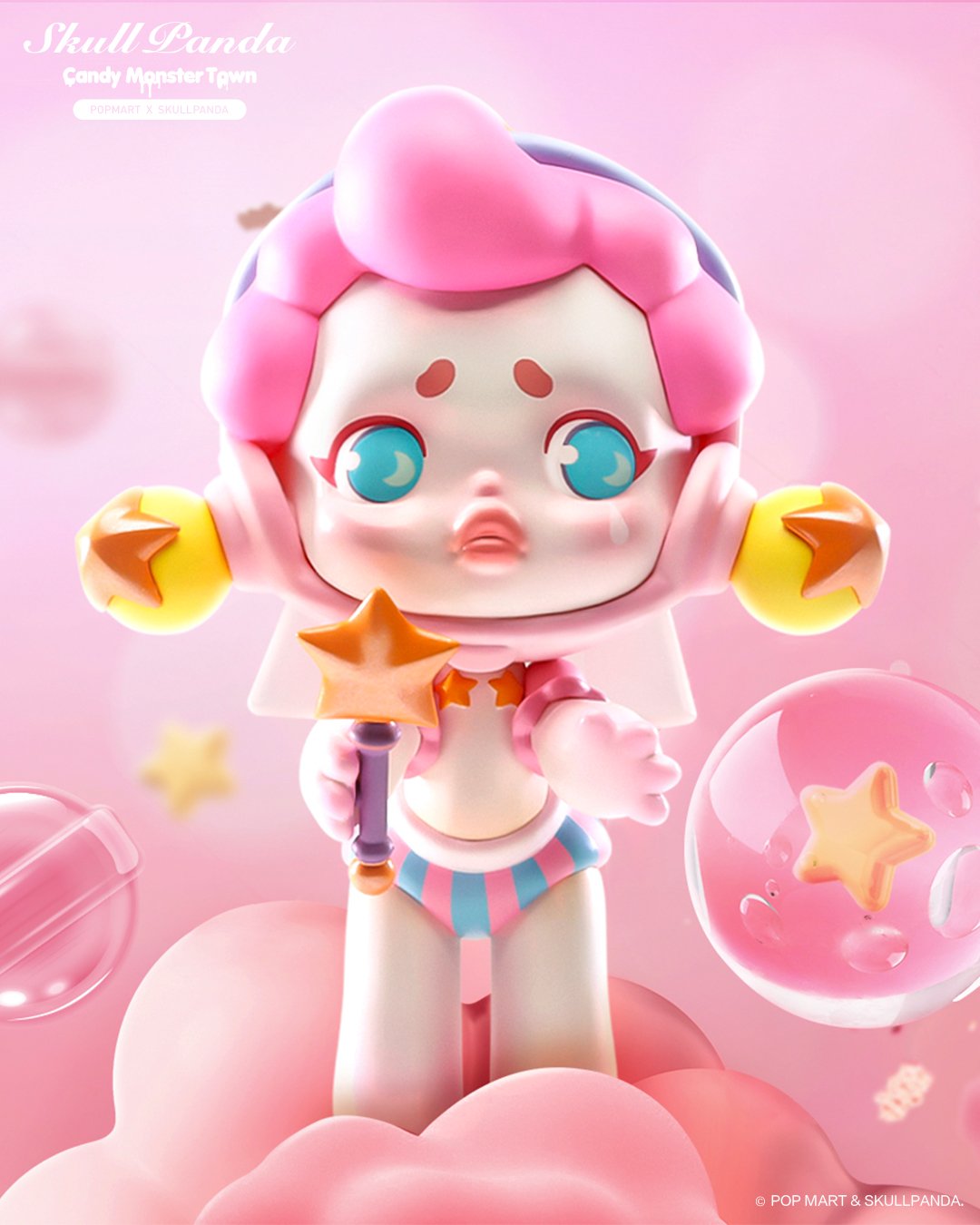 POP MART Skullpanda Candy Monster Town Series