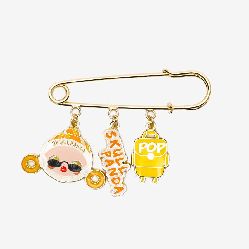 POP MART Skullpanda Hypepanda Series Badges