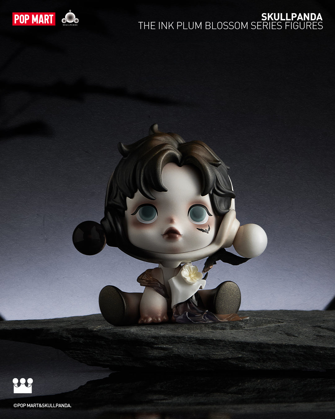 POP MART SKULLPANDA The Ink Plum Blossom Series