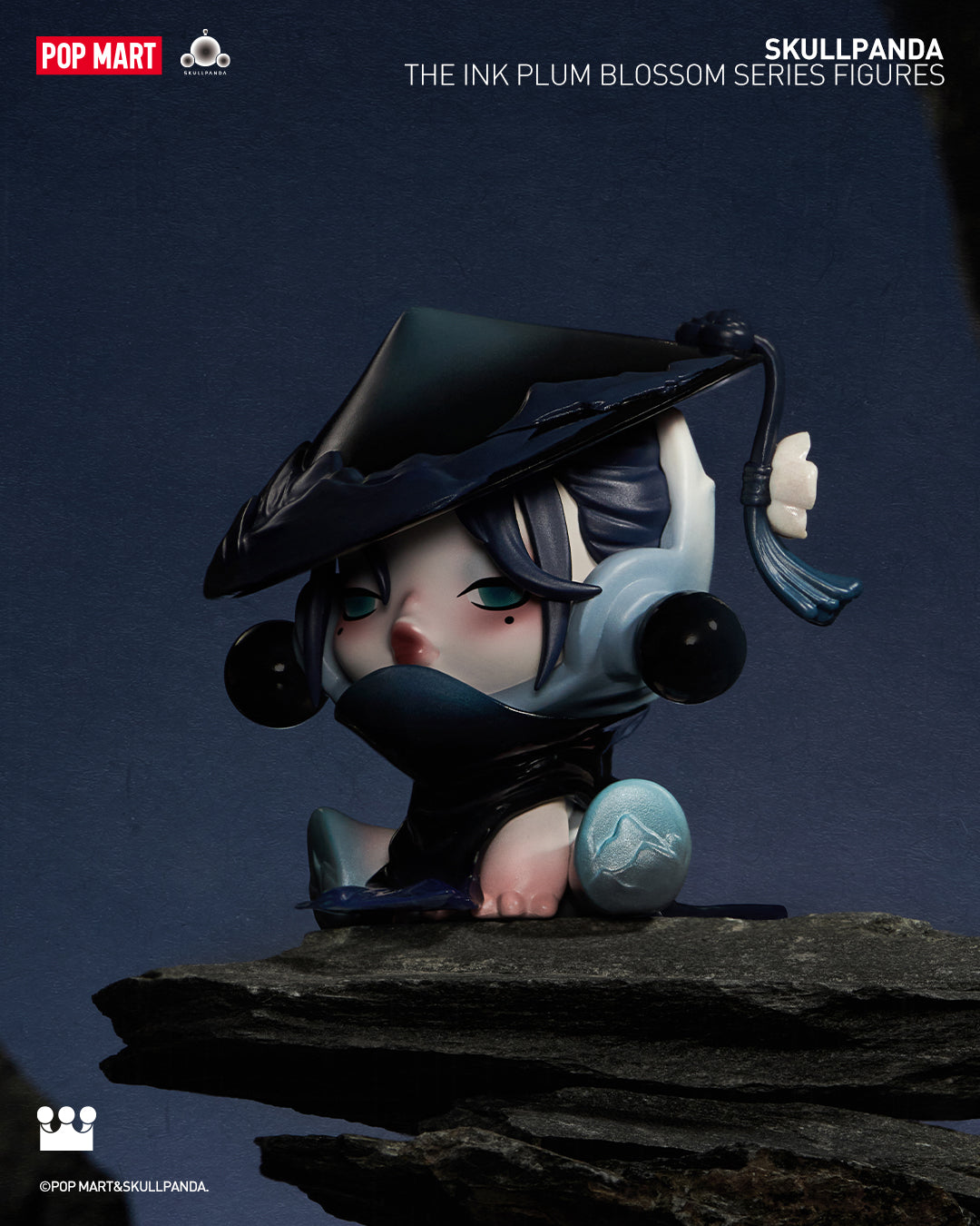 POP MART SKULLPANDA The Ink Plum Blossom Series