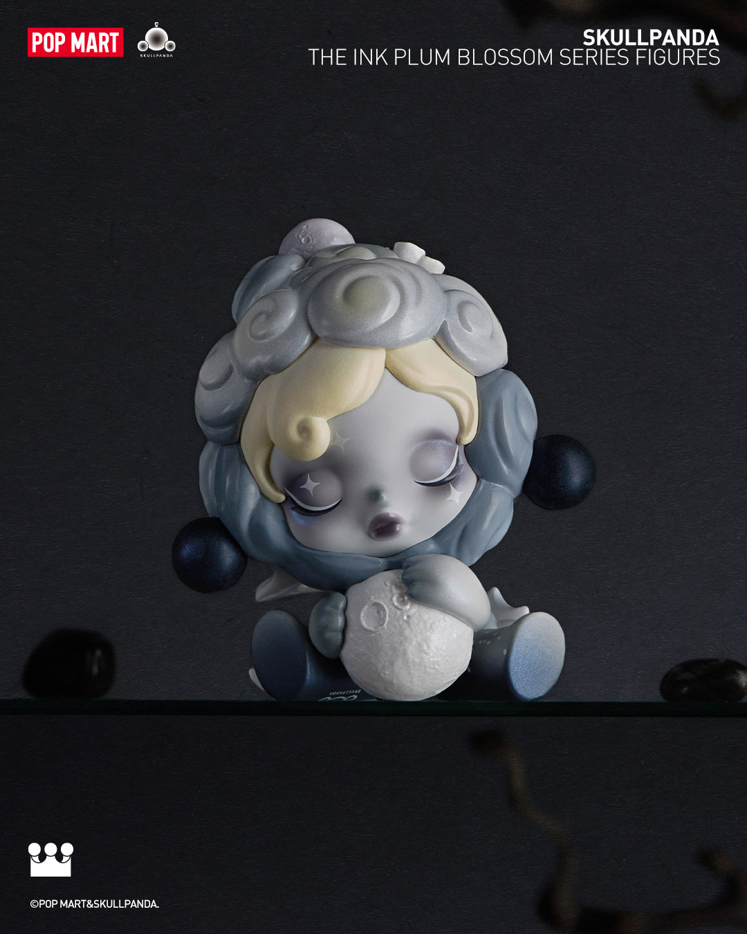 POP MART SKULLPANDA The Ink Plum Blossom Series