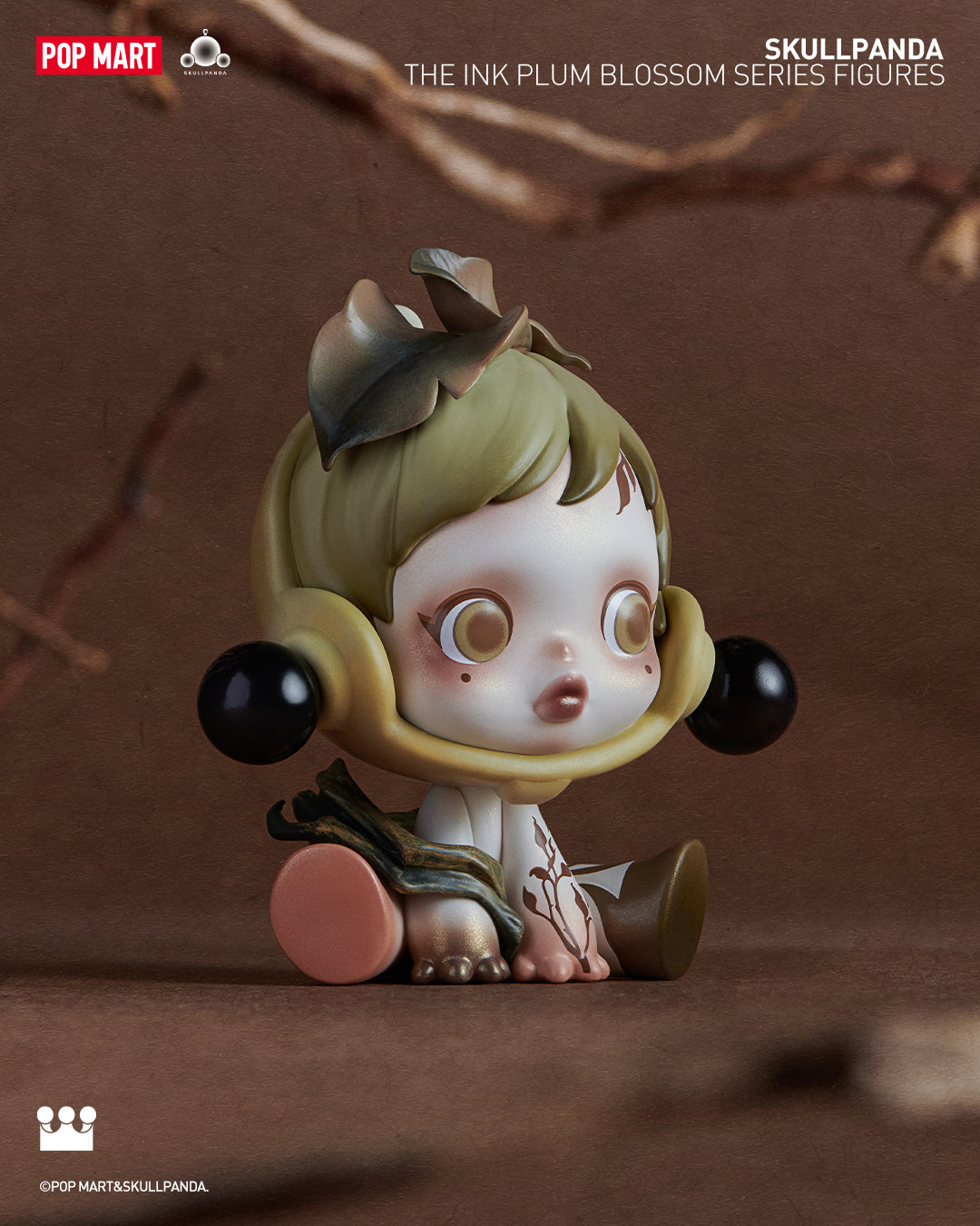 POP MART SKULLPANDA The Ink Plum Blossom Series