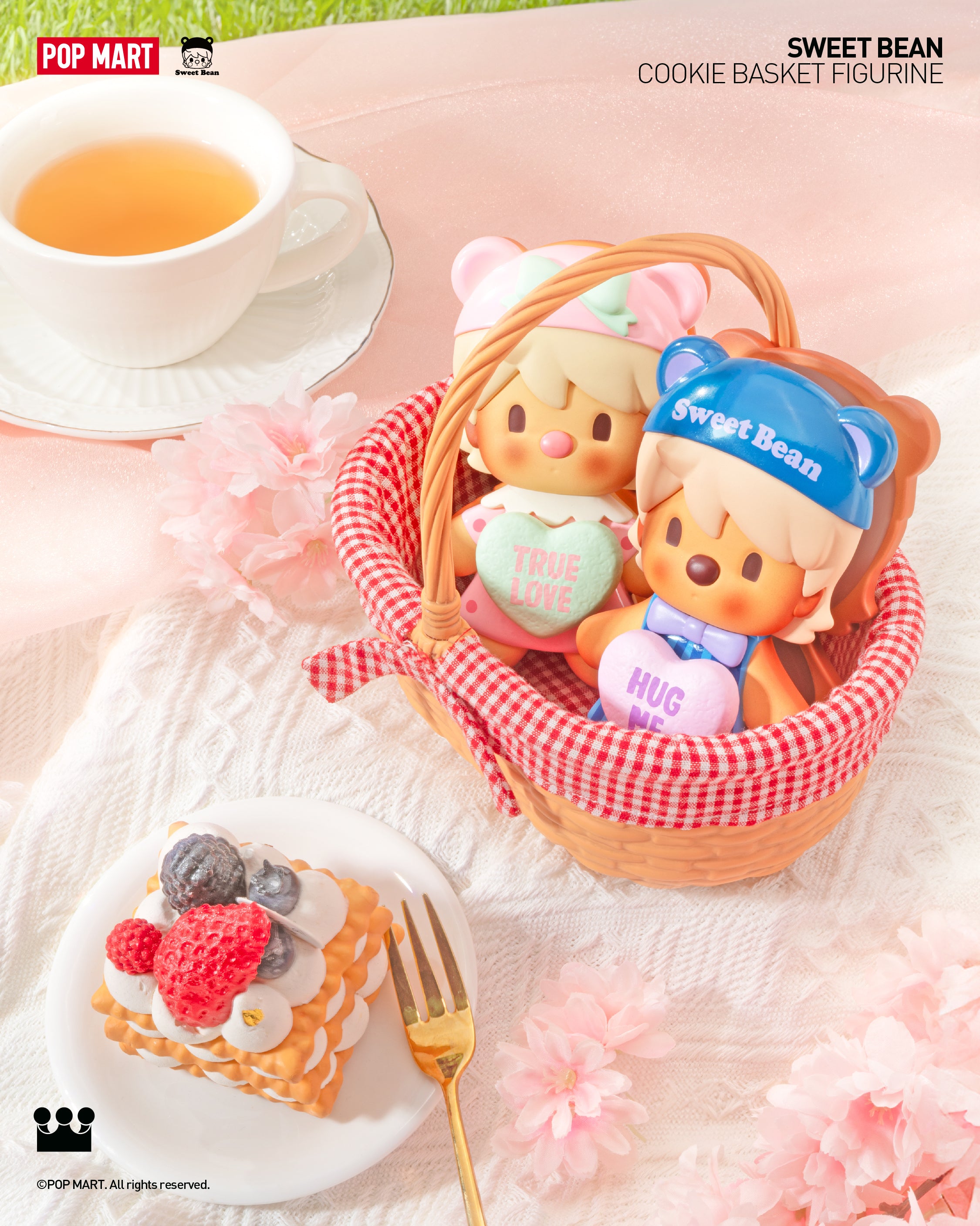 POP MART Sweet Bean Cookie Basket Figurine
