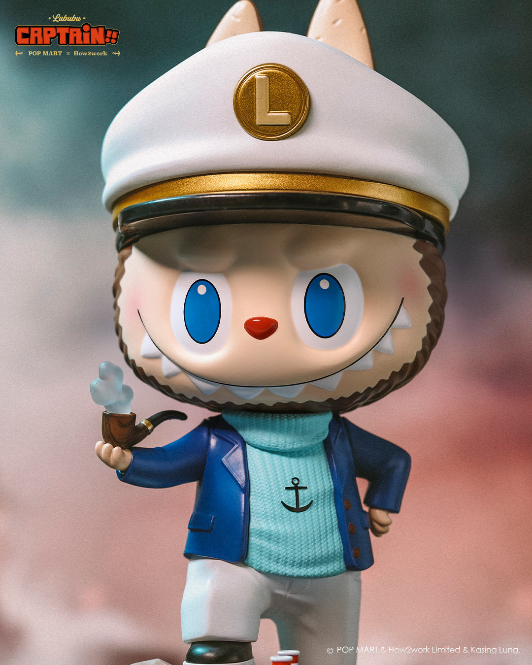 POP MART The Monsters Labubu Captain Figurine