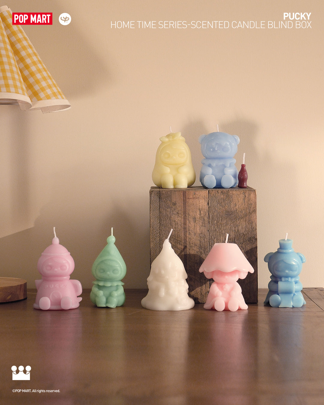POP MART PUCKY Home Time Series-Scented Candle Blind Box