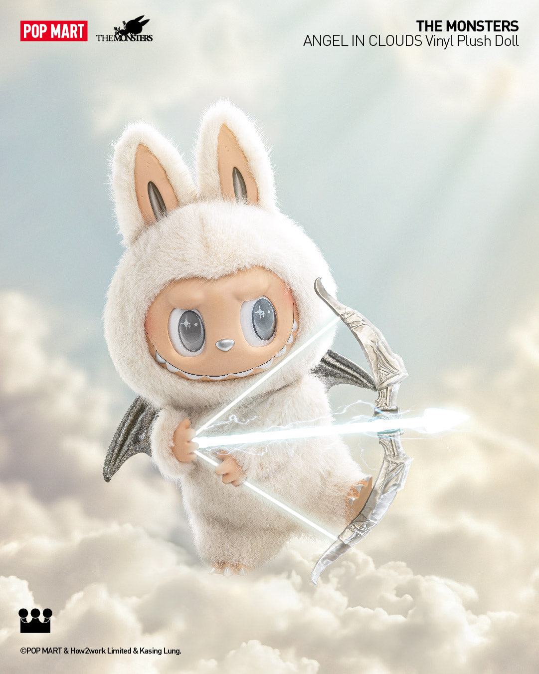 THE MONSTERS - ANGEL IN CLOUDS Vinyl Face Doll