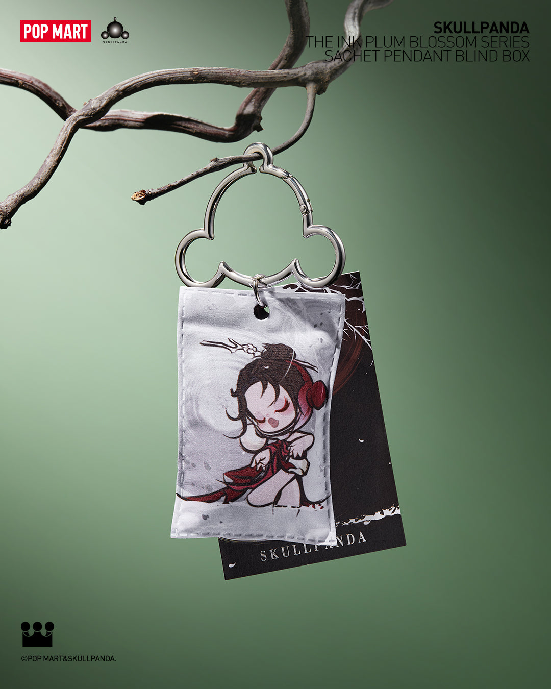 POP MART SKULLPANDA The Ink Plum Blossom Series-Sachet Pendant Blind Box