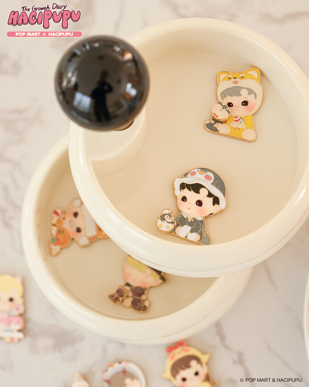 POP MART Hacipupu The Growth Diary Series - Badge Blind Boxes