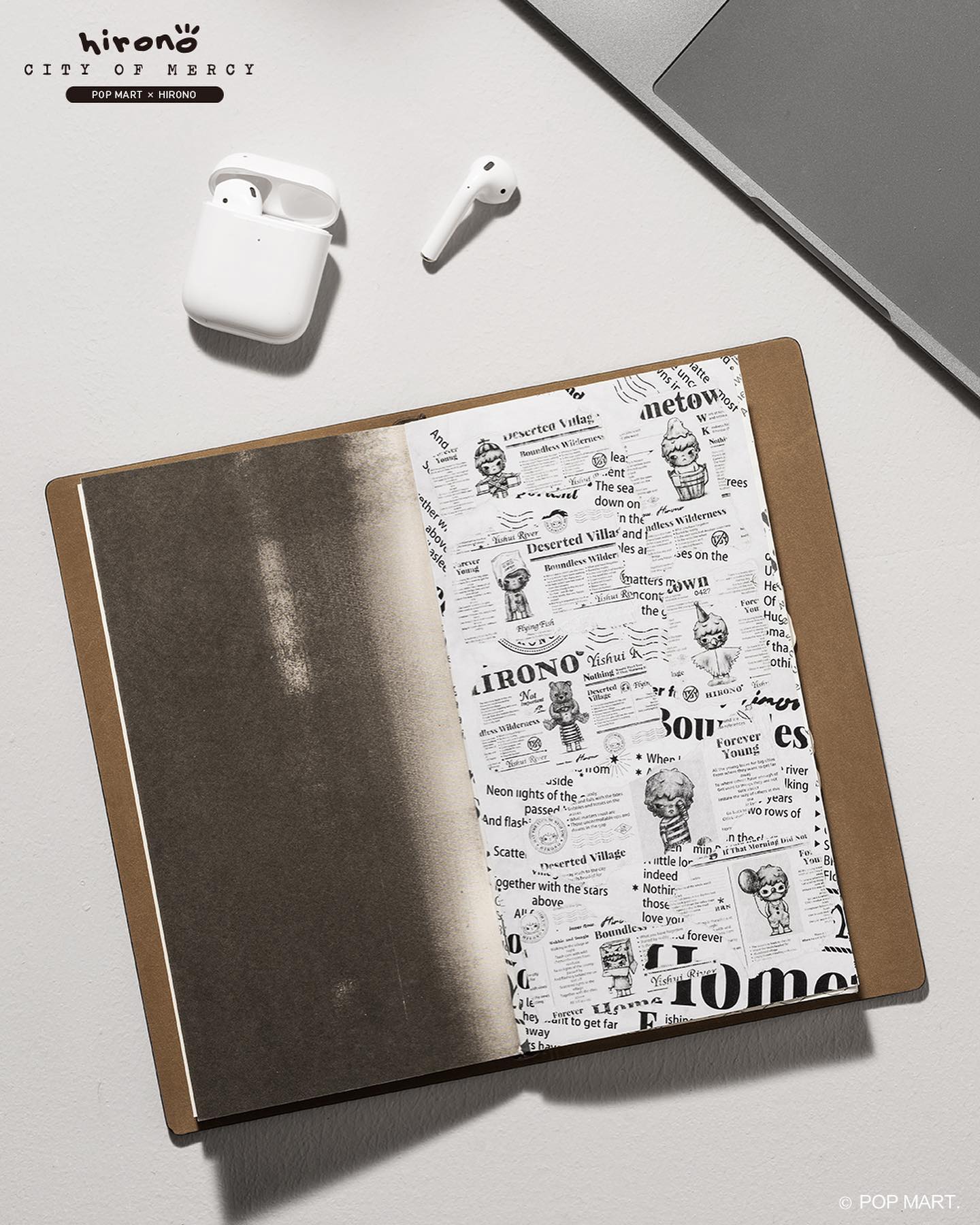 POP MART Hirono City of Mercy Series-Notebook
