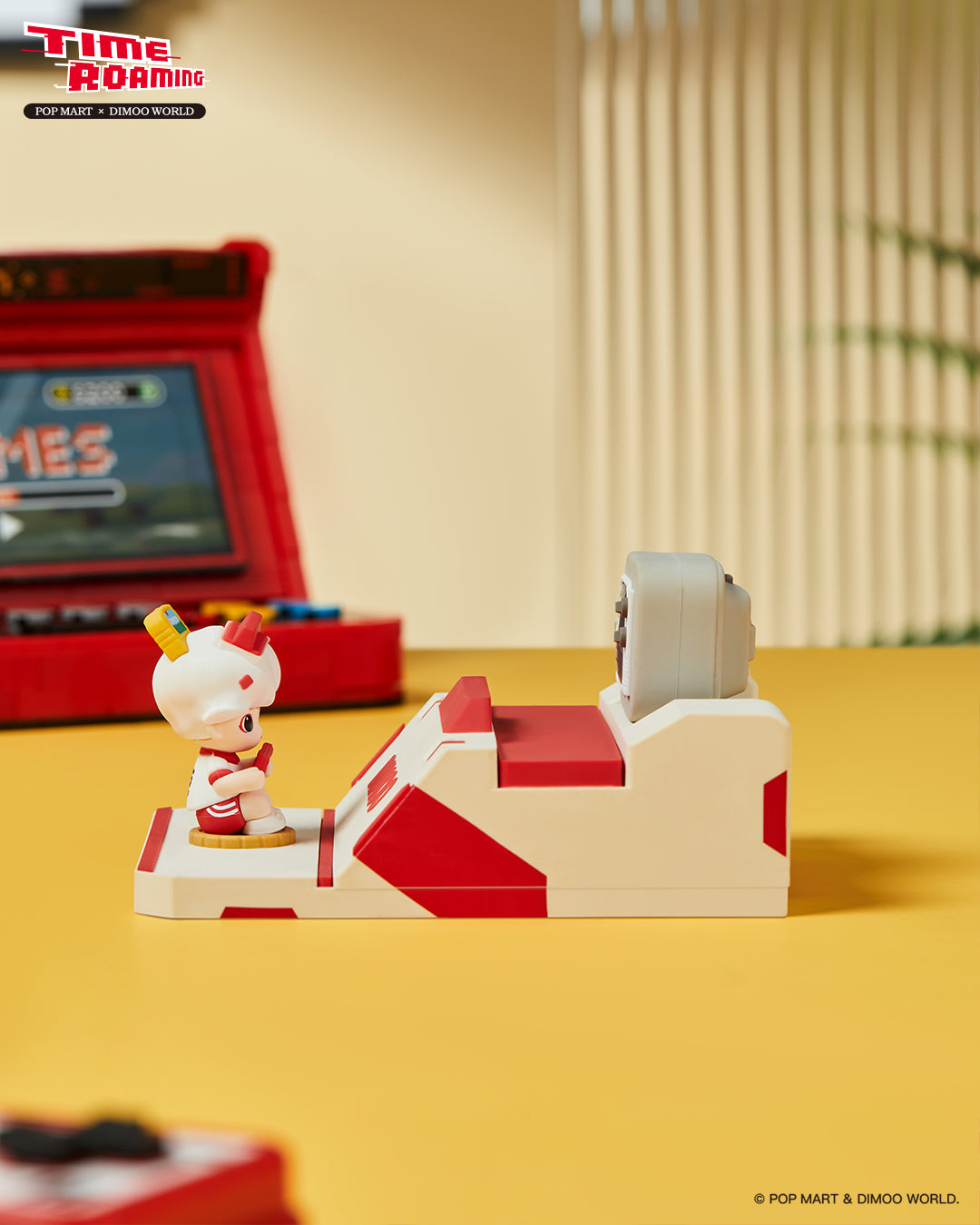 POP MART Dimoo Time - Traveling Series - Mobile Phone Holder