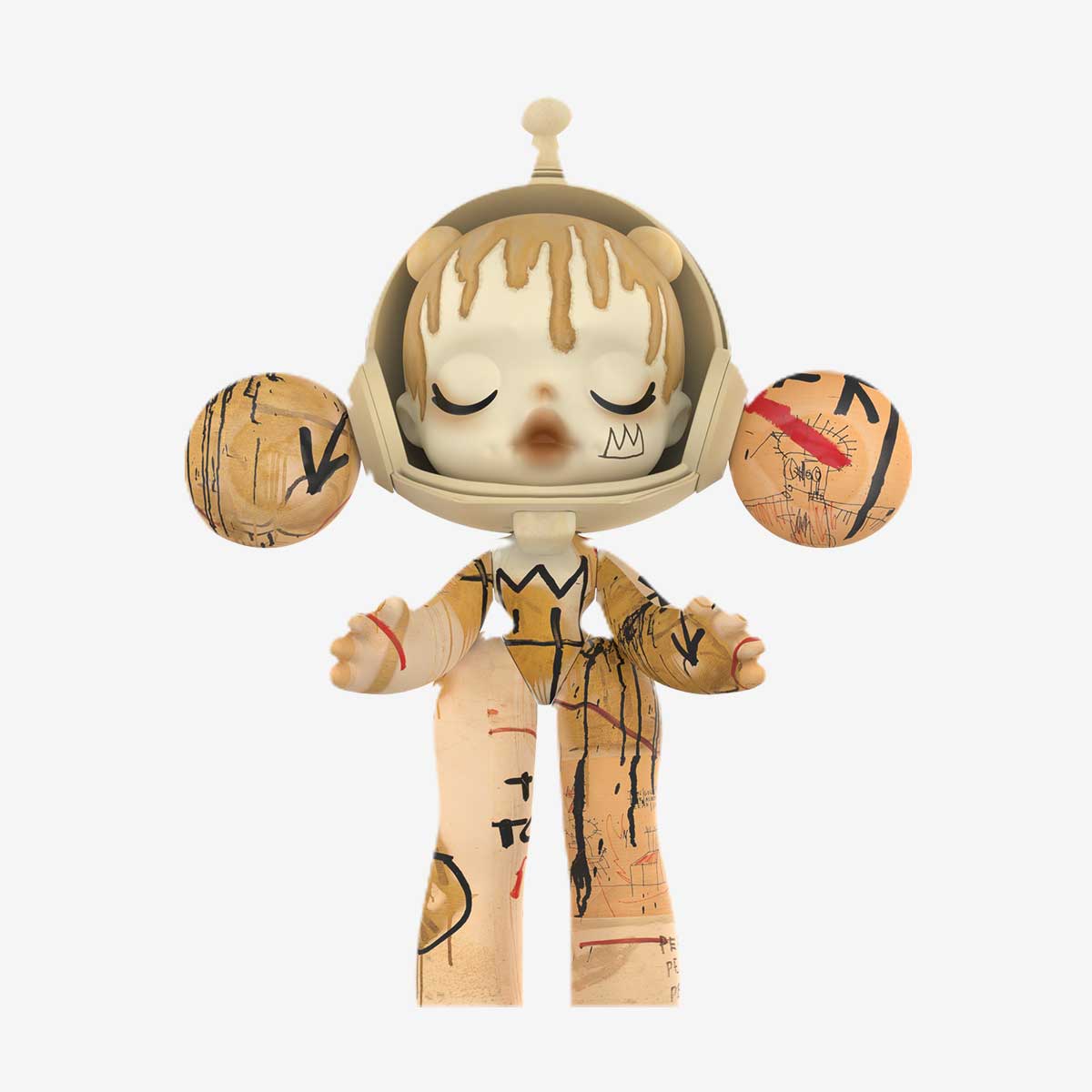 MEGA α SKULLPANDA 1000% JEAN-MICHEL BASQUIAT