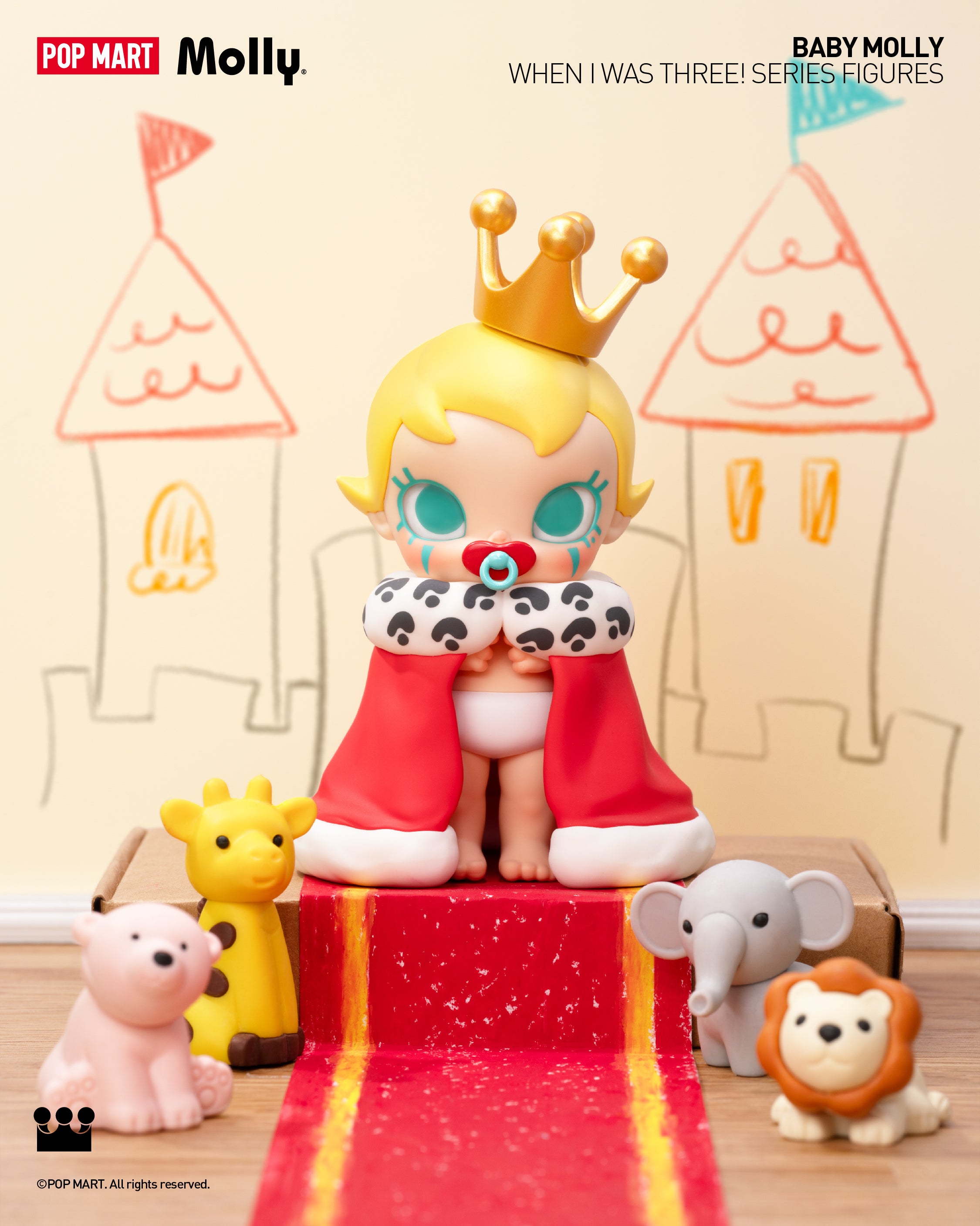 POP MART Baby Molly When I was Three! Series Figures