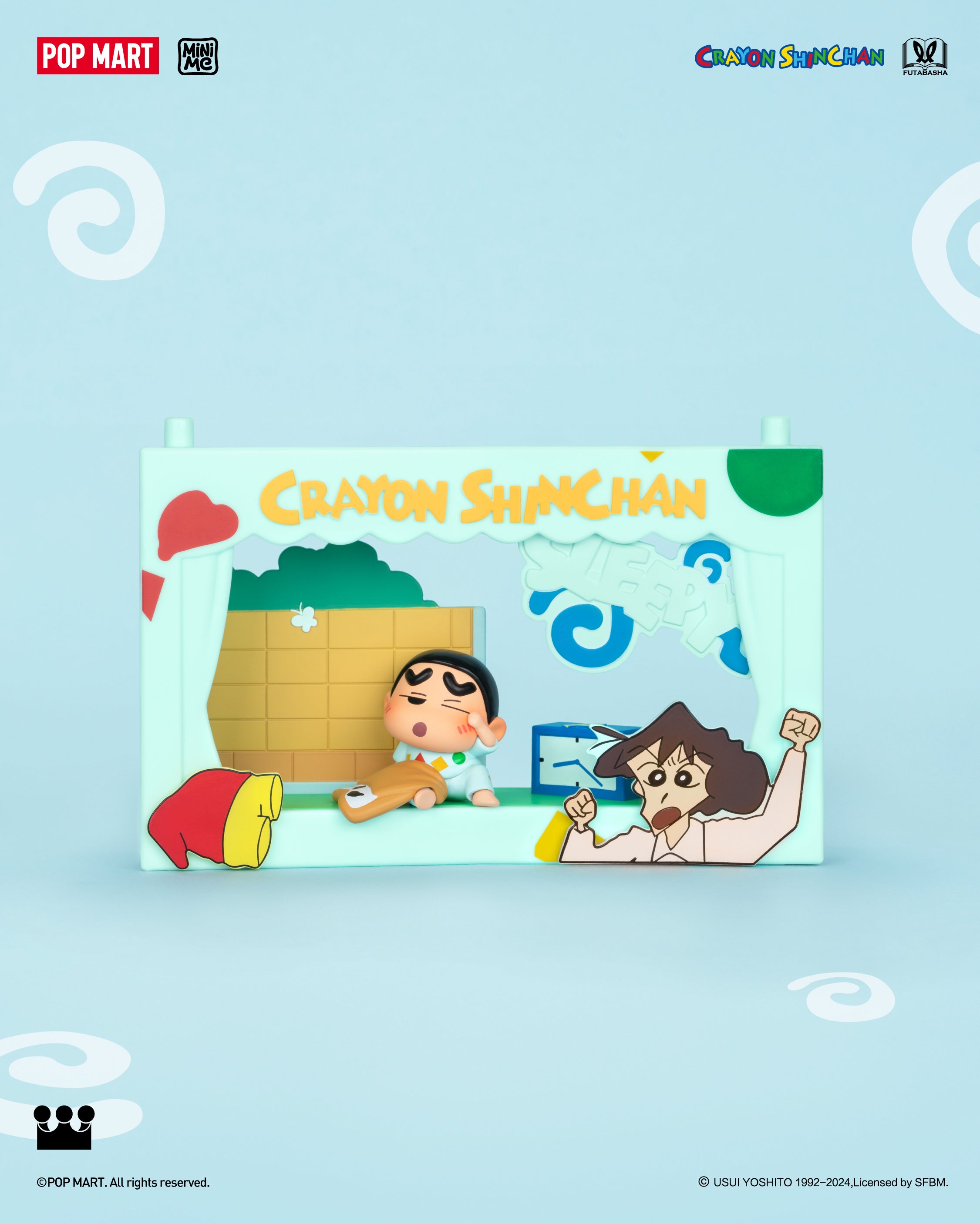 POP MART Crayon Shinchan Life Theatre Series Scene Sets