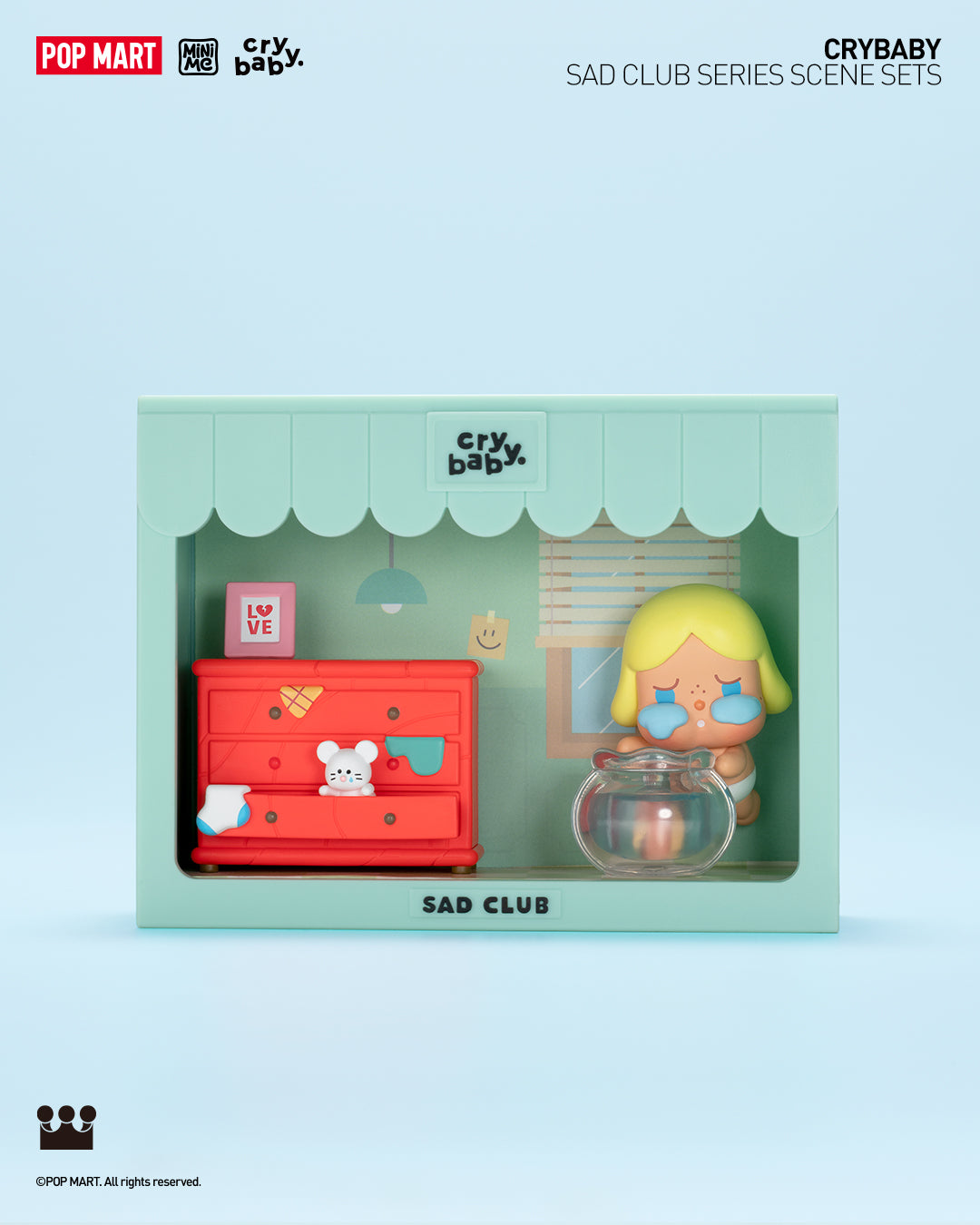 POP MART CRYBABY Sad Club Series Scene Sets