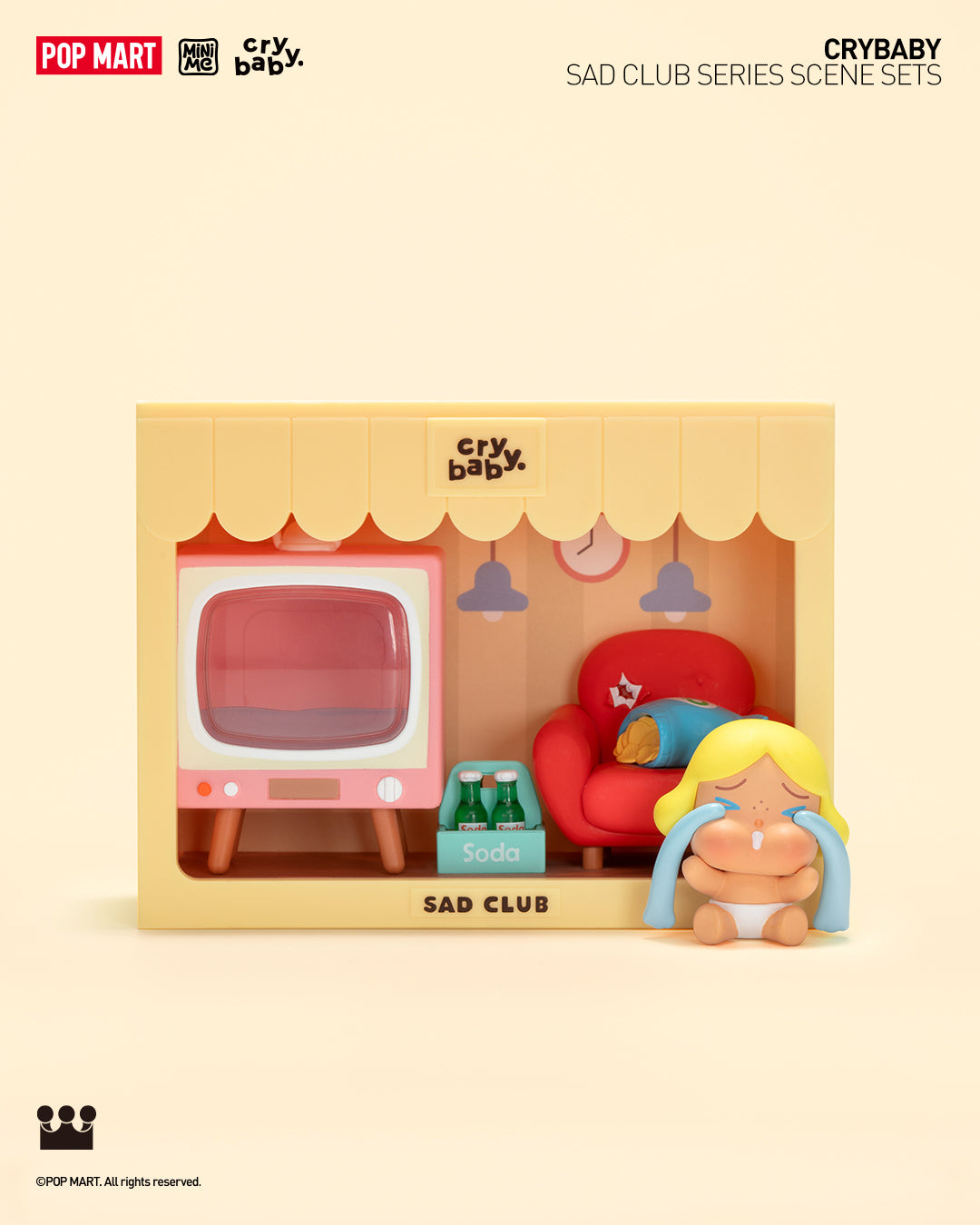 POP MART CRYBABY Sad Club Series Scene Sets