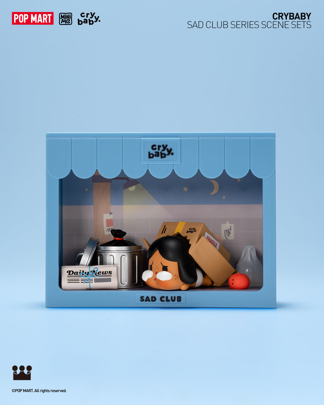 POP MART CRYBABY Sad Club Series Scene Sets