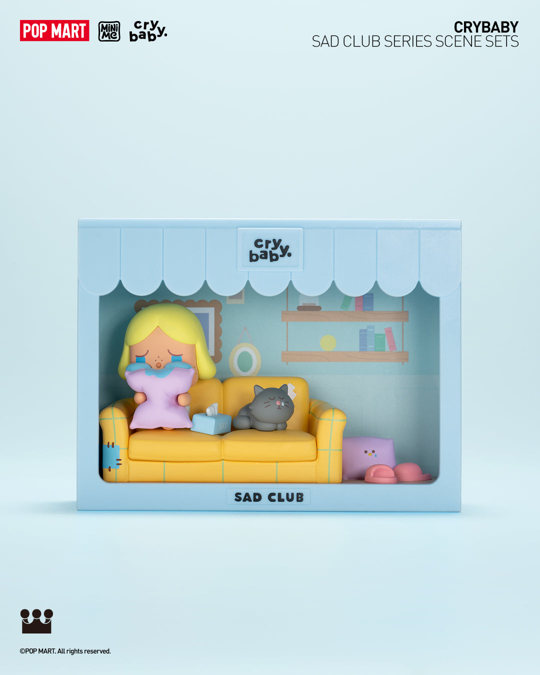 POP MART CRYBABY Sad Club Series Scene Sets