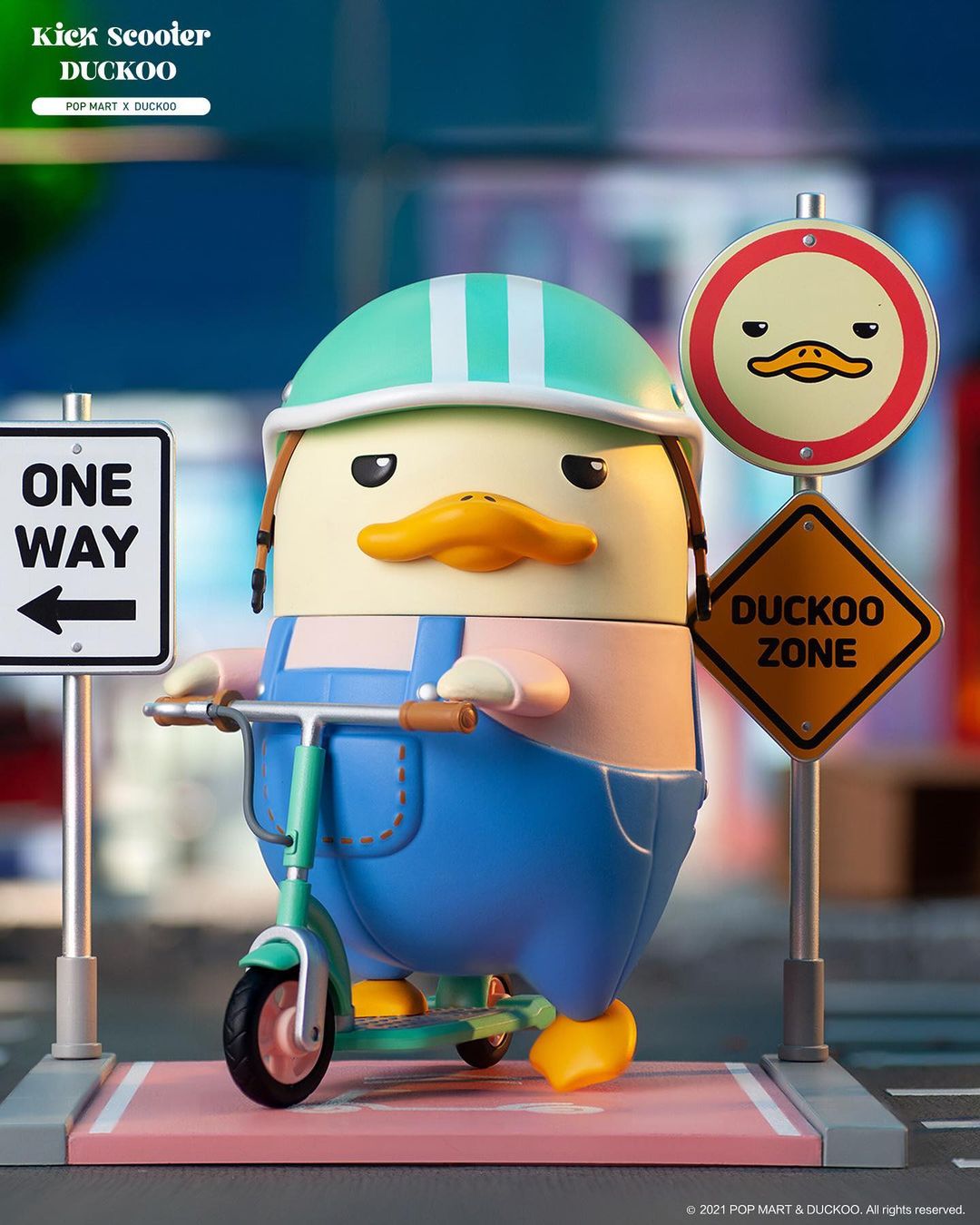 POP MART Duckoo Kick Scooter Figure