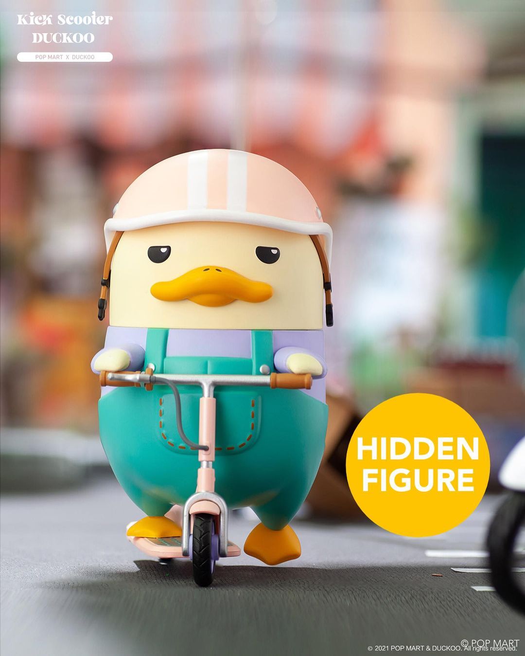 POP MART Duckoo Kick Scooter Figure