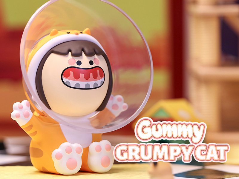 POP MART Gummy Grumpy Cat 100% Limited Edition